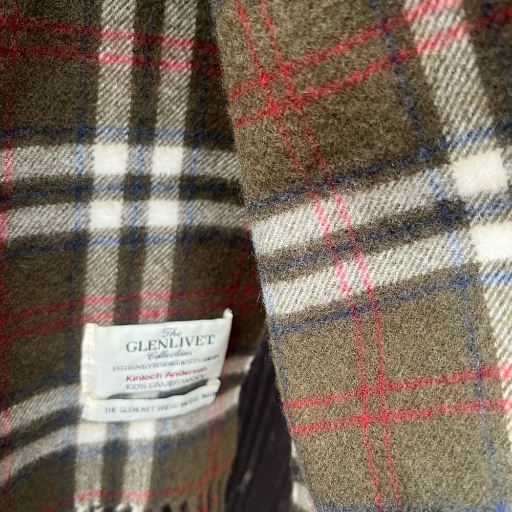 Kinloch Anderson Glenlivet Collection 100% Lambswool Scarf Glenlivet Dress Muted